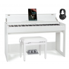 Classic Cantabile DP-S1 WM E-Piano White Matte Set