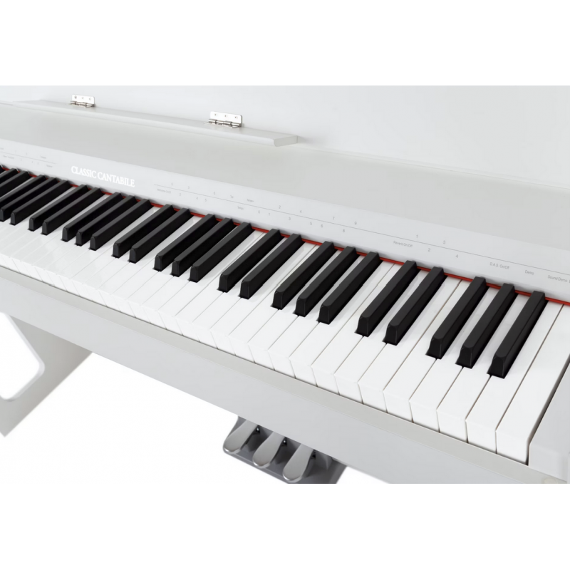 Classic Cantabile DP-S1 WM E-Piano White Matte Set