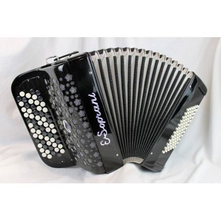 E. Soprani Circus Line 6272 Chromatic Button Accordion B System MM 62 72