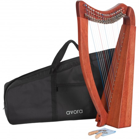 Avora Celtic Harp Mahogany 19