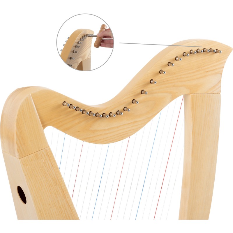 Classic Cantabile H-22LG AW Celtic harf 22