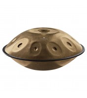 MEINL Sonic Energy HPSTL100 Sensory Handpan Stainless Steel D Kurd 10 Notes 440 Hz - Vintage Gold