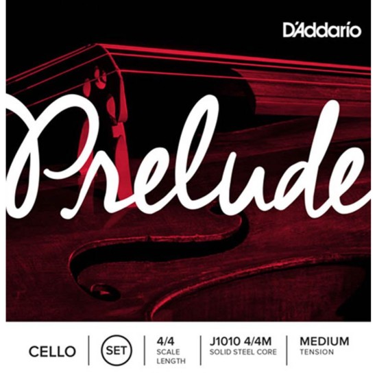 D'Addario Prelude tsello keeltekomplekt 4/4 J1010-44M