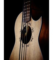 Electro acoustic bass ukulele Ortega PM-SHAMAN