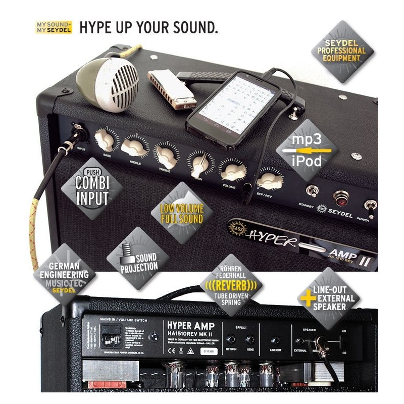 Lampvõimendi C.A. SEYDEL SÖHNE  Hyperamp HA1510 REV MK II