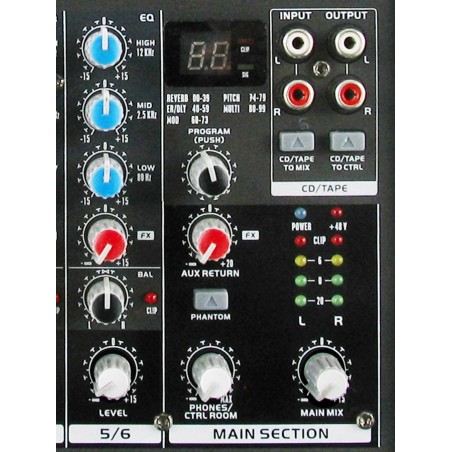 Gatt MX-8-FX Audio mixing console 8 channels