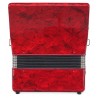 Classic Cantabile 48 bass accordion “Secondo III“ red