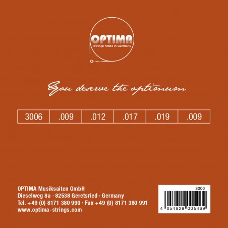OPTIMA 5-keelse Banjo keeled SILVER STRINGS